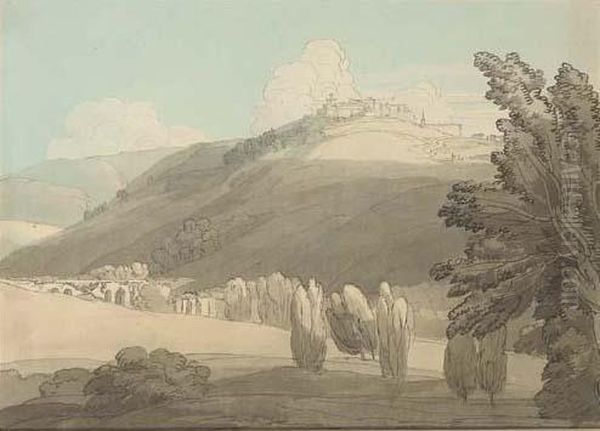 Castello Madamo, Above The Anio, Near Tivoli - view 1
