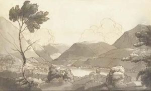 Lake Of Lugano, Switzerland by Francis Towne