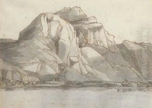 Lake Of Wallenstadt, Between The Cantons Of St Gall And Glarus, East Switzerland by Francis Towne