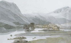 A Valley In The Lake District by Francis Towne