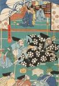 Acteurs Sur Scene Et Daimyo Acteurs Sur Scene Et Daimyo