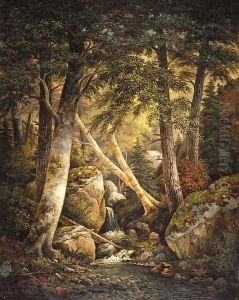 Wooded Interior by Henry Chapman Ford