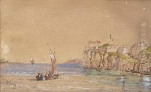 Vue Du Fort De L'ile Sainte Marguerite by Domenico, Dominique Trachel