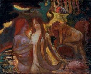 Trois baigneuses, 1897 by Eric Forbes-Robertson