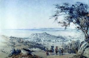 Vue De Nice Depuis La Route De Genes by Ercole, Hercule Trachel