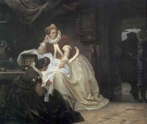 Anne of Denmark and James VI of Scotland by George Frederick Folingsby