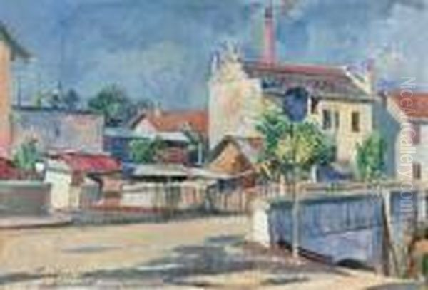 "la Rue Montfalcon, Carouge". - view 1