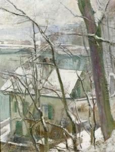 "haus Am Fluss". by Friedrich Eduard Traffelet