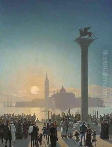 San Giorgio Maggiore seen from the Piazzetta, Venice