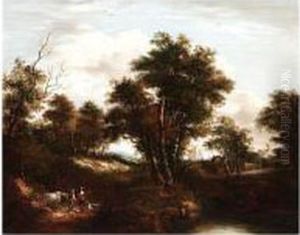 Landscape With Figures On A Path Landscape With Figures On A Path