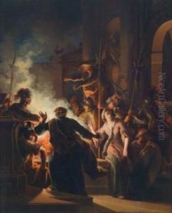 Dieverleugnung Petri by Johann Georg Trautmann