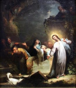 The Raising Of Lazarus by Johann Georg Trautmann