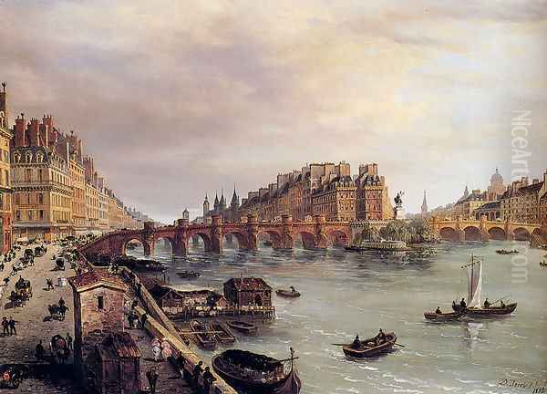 Paris With A View Of The Pont Neuf - view 1