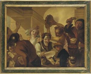 Peasants Merrymaking by Gaspare Traversi