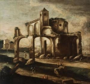 Paesaggio Con Rovine