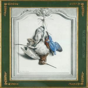 Two Nature Mortes. Both Stamp
Signed. Both Chromolithographs. Visible Size Each 49 X 32 Cm Two Nature Mortes. Both Stamp
Signed. Both Chromolithographs. Visible Size Each 49 X 32 Cm