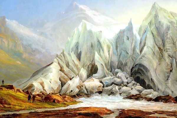 Gletscher Landschaft (Glacier Landscape) - view 1