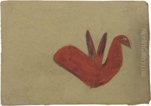 Red Bird by Bill Traylor