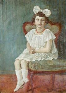 Portret Dziewczynki-renia (1920) by Maurycy Trebacz