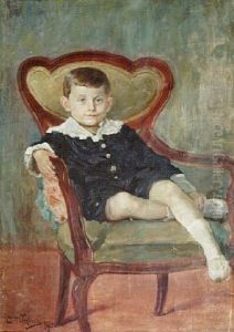 Portret Chlopca-stas (1920) by Maurycy Trebacz