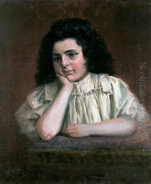 Portret Dziewczynki, 1906 R. - view 1