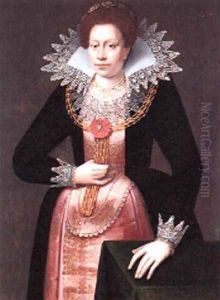 Portrait of a Lady 1615 by Pieter Feddes
