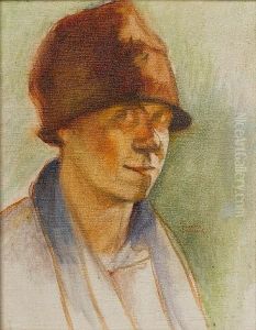 Figure With Hat by Theofrastos Triantafyllidis