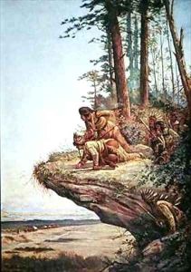 Watching the Wagons by Paul Frenzeny