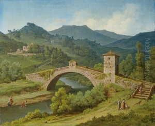 Zugeschrieben
Landschaft Mit Brucke In Den - view 1