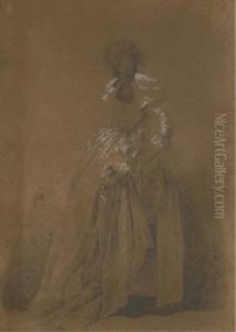 Une Femme Vue De Dos by Louis Rolland Trinquesse