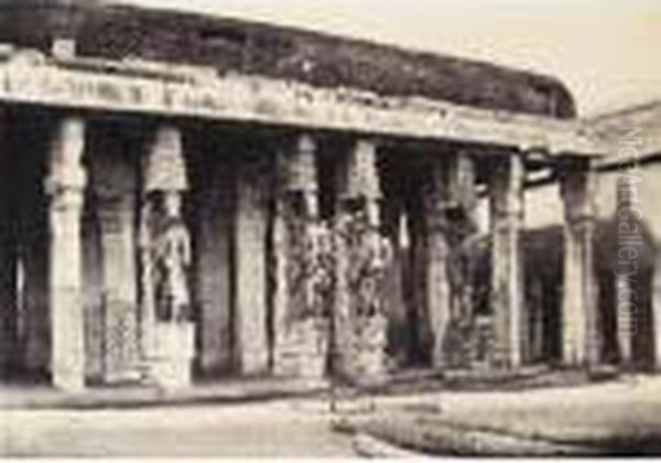 Seeringham. Great Pagoda, West Half Front Of The Sasharoyen Munduppum, Circa 1858 - view 1