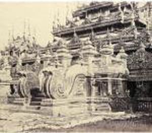Amerapoora. Steps On The South Side Of Maha-oung-meeay-liy-mhan Kyoung, Circa 1855 by Linneaus Tripe