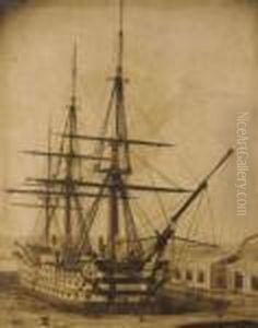 H.m.s. Duke Of Wellington In The Queen's Dock H.m.s. Duke Of Wellington In The Queen's Dock