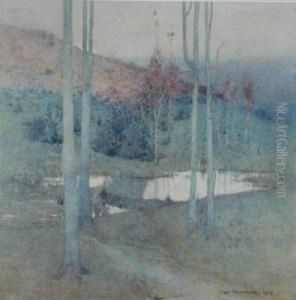 Quiet Pond by John William Tristram