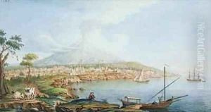 Mount Vesuvius by Pietro Fabris