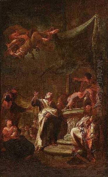 Petrus Und Der Magier Simon - view 1