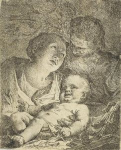 Heilige Familie. by Paul Troger