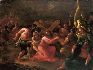 Christ On The Road To Calvary by Paul Troger