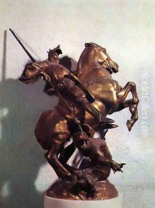 St George and the Dragon by Emmanuel Fremiet