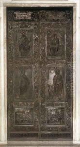Bronze door Bronze door