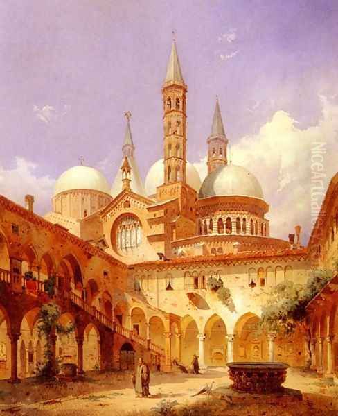 A Street Scene Before A Mosque - view 1