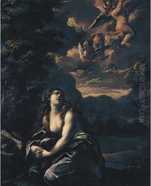 The Penitent Magdalene In A Landscape - view 1