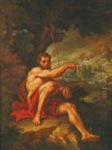 S. Giovanni Battista. by Girolamo Troppa