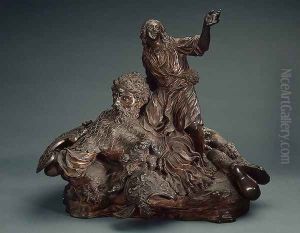 David Victorious over Goliath by Giambattista Foggini