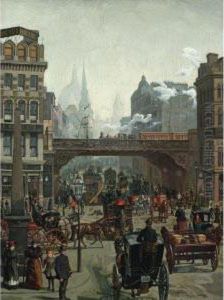 Ludgate Hill, Strassenbild In London (ludgate Hill, London) by Wilhelm Heinrich Trutbner