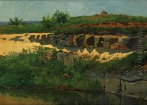 Landschaft Mit Einer Sandgrube