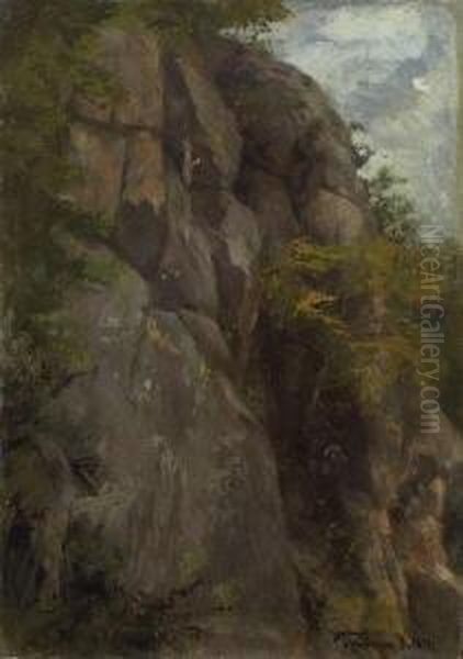 Felsenstudie. - view 1