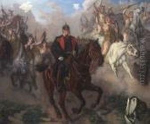 Kaiser Wilhelm I. Auf Dem
Schlachtfeld Von Walkuren Begrust. by Wilhelm Heinrich Trutbner