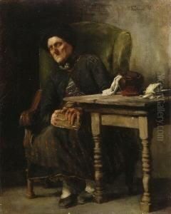 Schlafende Alte Frau Im
Lehnstuhl by Wilhelm Heinrich Trutbner