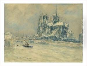 Paris Notre Dame Sous La Neige